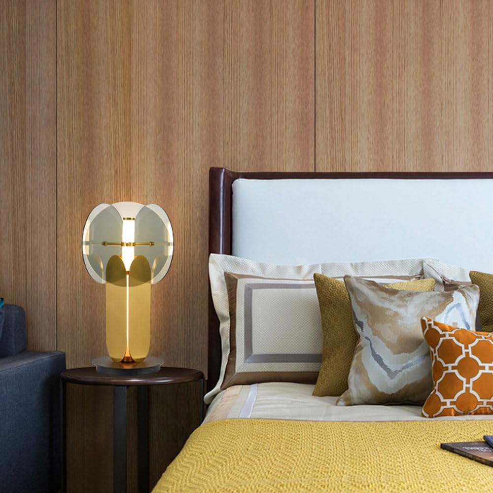 Audara-Simple Fashion Living Room Sofa Beside Study Desk Light Office Bedroom Bedside Desk Lamp Villa Restaurant B&B Country Table Lamp Light Luxury Creative Stone Metal Lighting Fixture