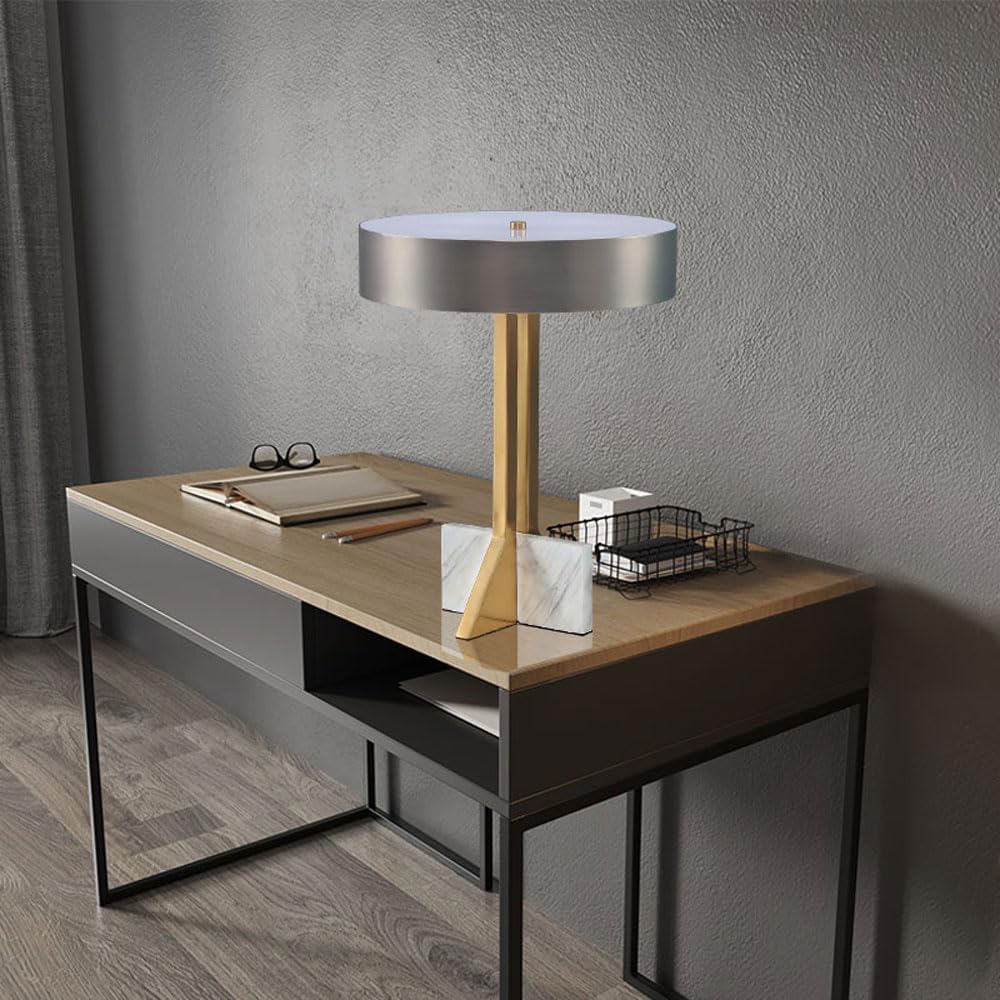 Audara-Modern Simple Hotel Front Desk Desk Light Luxury High-end Marble Desk Lamp Farmhouse B&B Villa Club Mall Decoration Table Lamp Living Room Bedroom Office Study Lighting Fixture