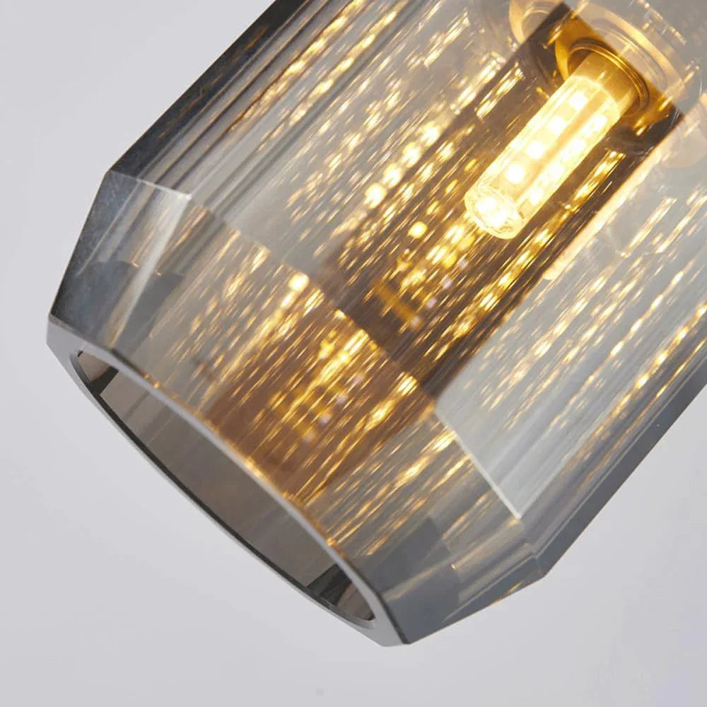 Audara-5-inch Crystal Pendant Light, Minimalist and Luxurious Bohemian Style Decorative Chandelier, Suitable for Various Scenarios Such As Bedrooms, Hotels, Studies, Bedside Tables, and Entryways.