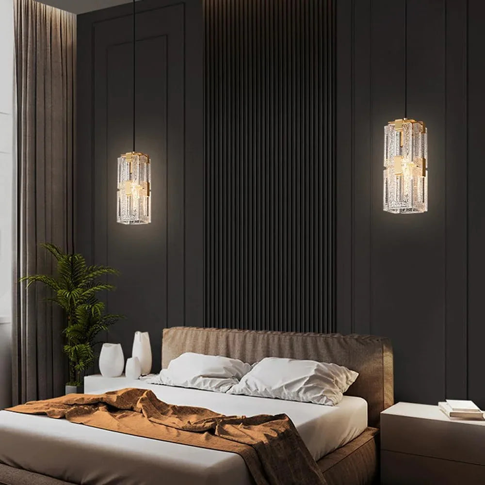 Audara-Small-Sized Crystal Pendant Light, Bohemian Style, European Minimalist Style, Suitable for Multiple Scenarios Such As Bedrooms, Hotel Rooms, Entryways, Kitchen Islands, Etc.