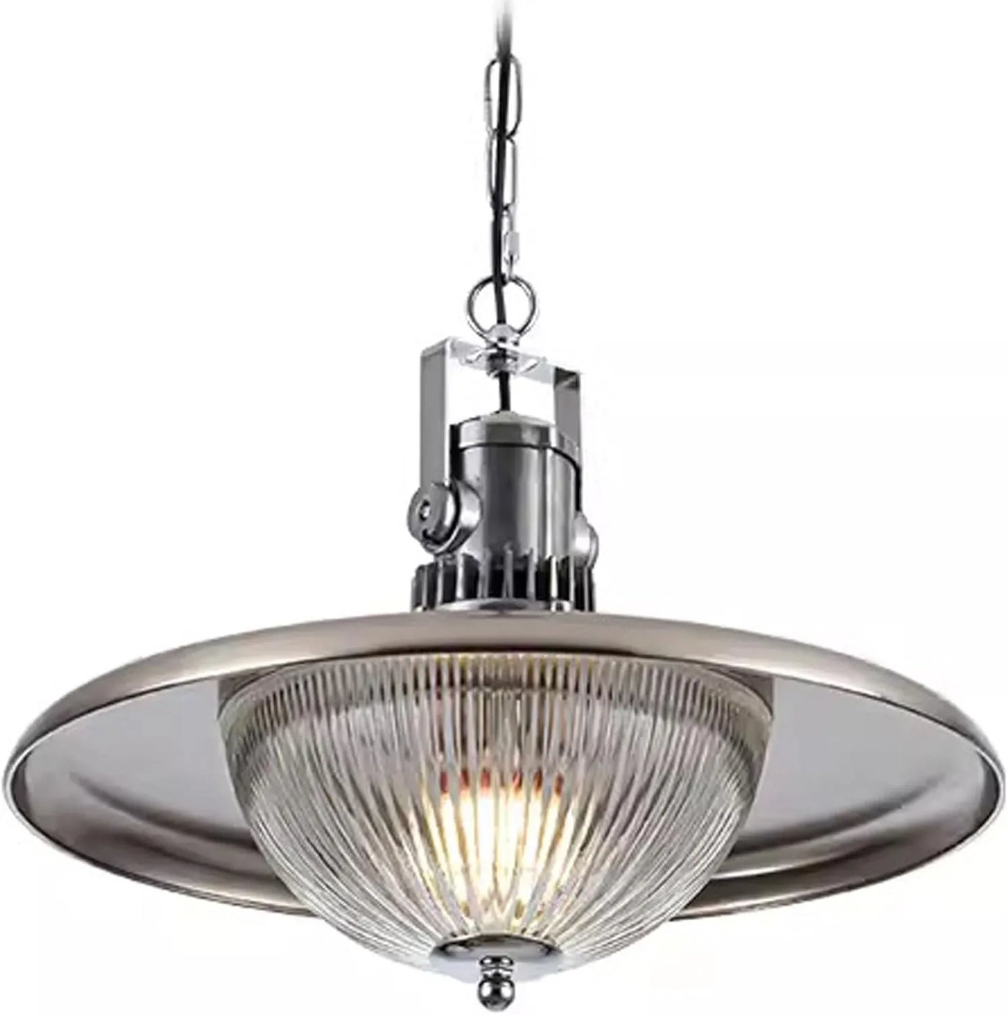 Audara-18-inch Industrial-Style Glass Pendant Lights, Suitable for Decorative Pendant Lights in Tea Restaurants, Hallways, Balconies, Living Rooms, Hotel Entrances, and Cafes.
