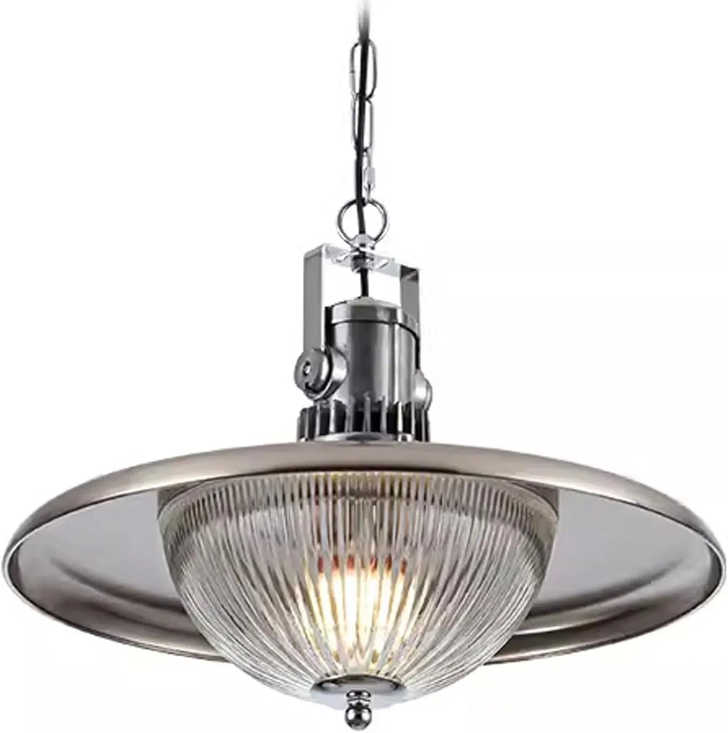 Audara-18-inch Industrial-Style Glass Pendant Lights, Suitable for Decorative Pendant Lights in Tea Restaurants, Hallways, Balconies, Living Rooms, Hotel Entrances, and Cafes.