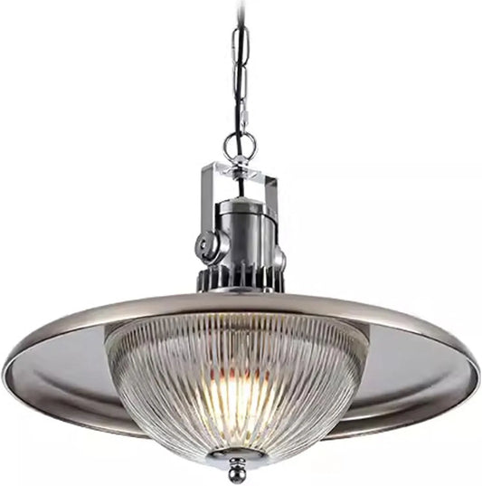 Audara-18-inch Industrial-Style Glass Pendant Lights, Suitable for Decorative Pendant Lights in Tea Restaurants, Hallways, Balconies, Living Rooms, Hotel Entrances, and Cafes.