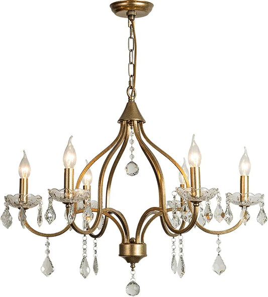 Audara-30-inch Crystal Chandeliers European Modern-Style Chandeliers for Living Rooms, Bedrooms, Studies, Hotels, Kitchen Islands, and Various Commercial Spaces Semi-Flush Mount Chandelier