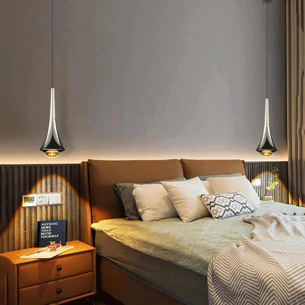 Audara-3-inch Minimalist Mini Chandelier Light Fixture, Bohemian Style, Suitable For Decorative Pendant Lights In Bedrooms, Bedside Tables, Hallways, Balconies, Living Rooms, Hotel Entryways, And Cafe