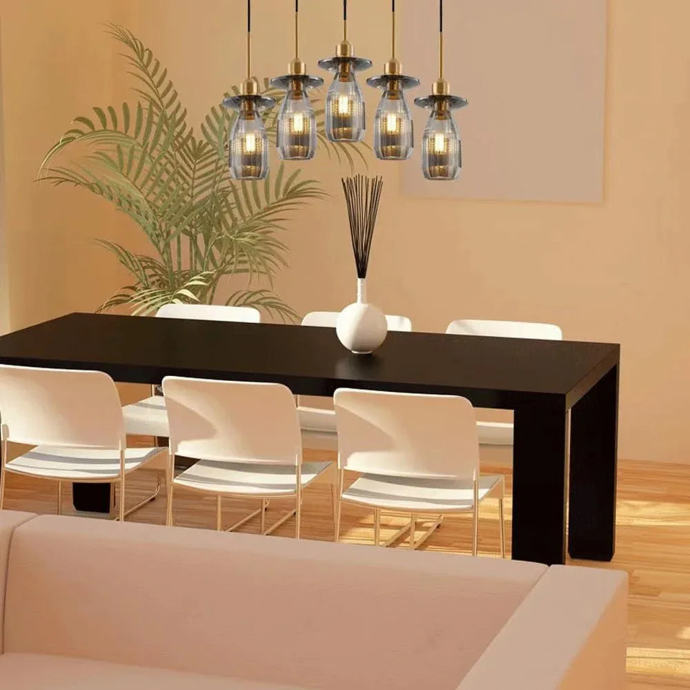 Audara-5-inch Crystal Pendant Light, Minimalist and Luxurious Bohemian Style Decorative Chandelier, Suitable for Various Scenarios Such As Bedrooms, Hotels, Studies, Bedside Tables, and Entryways.