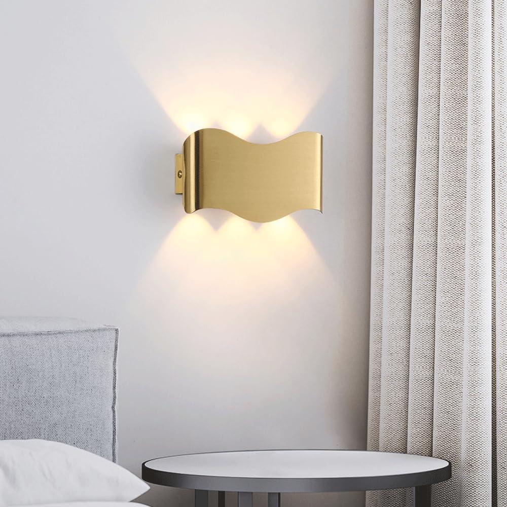 Audara-Creative Wave Art Wall Lamp Hotel Corridor Stairs Wall Lights Scandinavian Bedroom Bedside Sconces B&B Study Room Backdrop Mounted Lighting Fixture