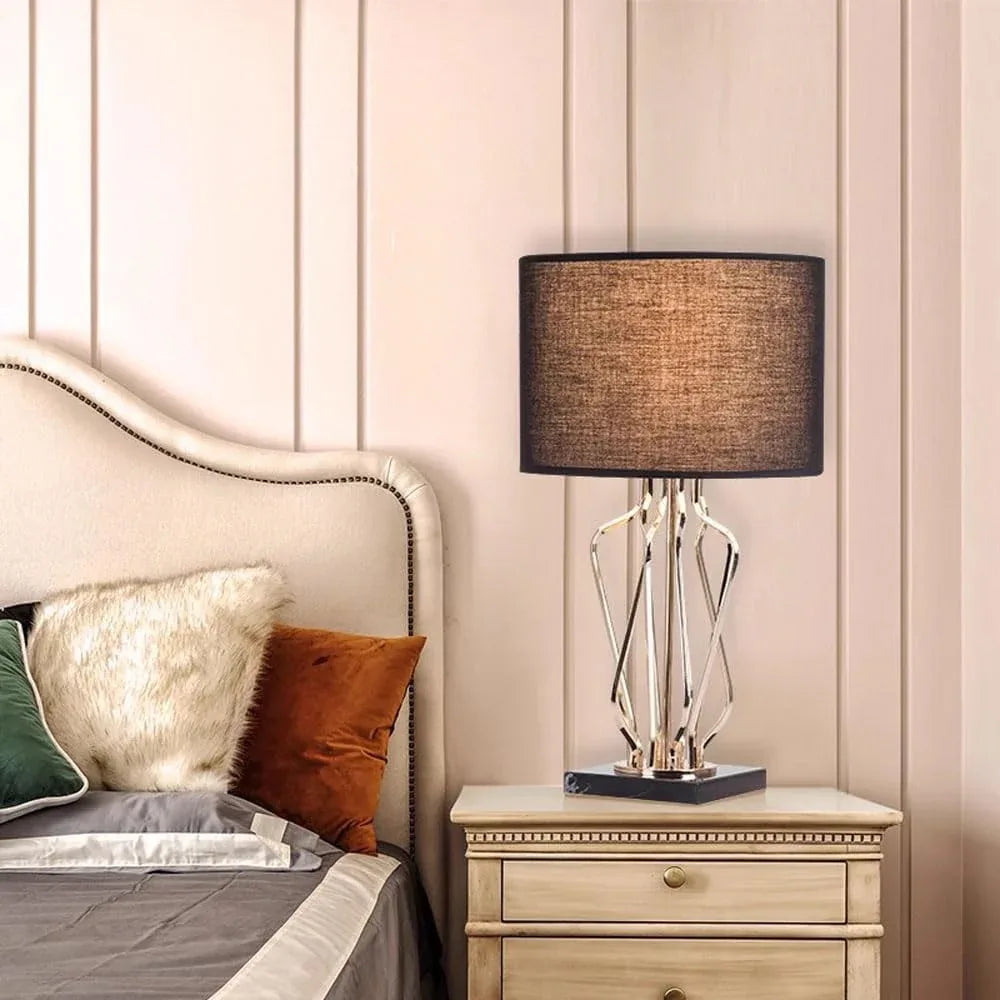 Audara-Scandinavian Creative Study Office Desk Light Light Luxury High-end High-end Marble Metal Desk Lamp Living Room Bedroom Dining Room Table Lamp Club Villa Farmhouse Rustic Lighting Fixture