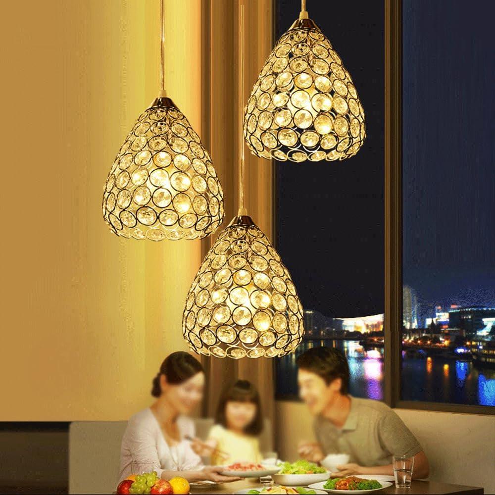 Audara-4-inch Crystal Pendant Light: A Small-Sized Decorative Light Fixture Suitable for Installation in Various Spaces. Easily Complements Bohemian, European, and Other Styles.
