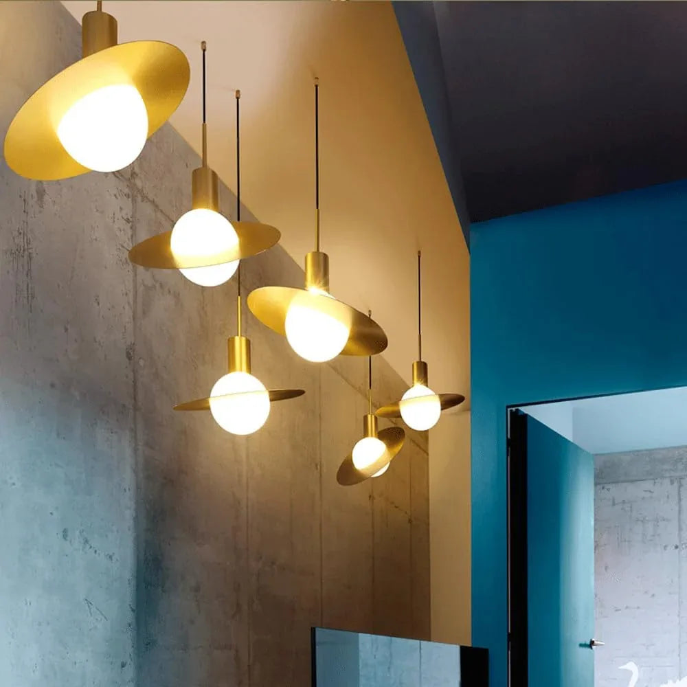Audara-Crystal Pendant Light, 8.6 Inches, Bohemian Style, Minimalist Design, Multi-Style Lighting Fixture Suitable for Living Rooms, Cafes, Dining Rooms, Kitchen Islands, and Entryways