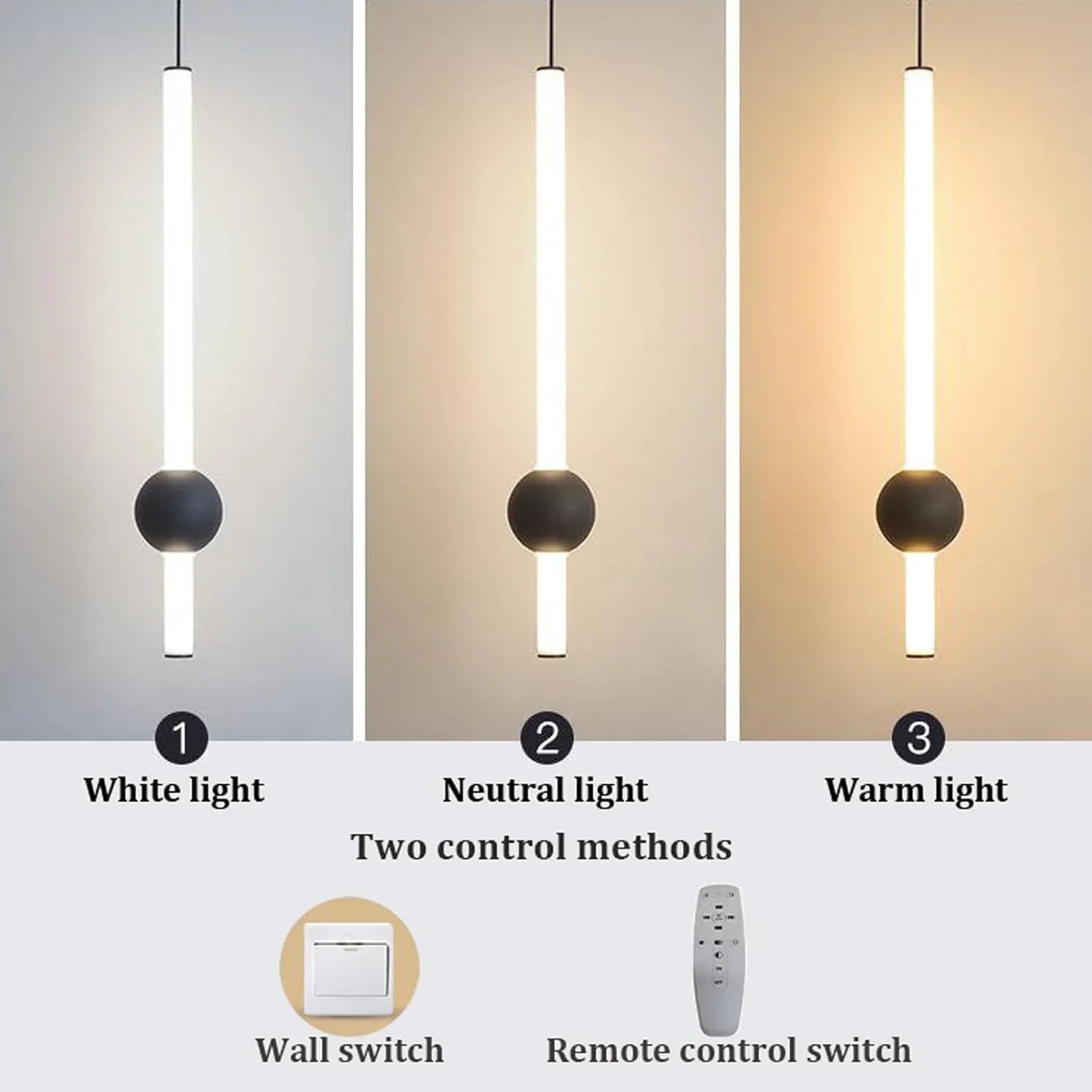 Audara-Gold LED Pendant Light Fixture, Remote Dimmable Adjustable Height Cylindrical Modern Minimalist Hanging Lamp with Gold Finish, for Kitchen Island, Dining Room, Living Room, Bedroom,Hotel
