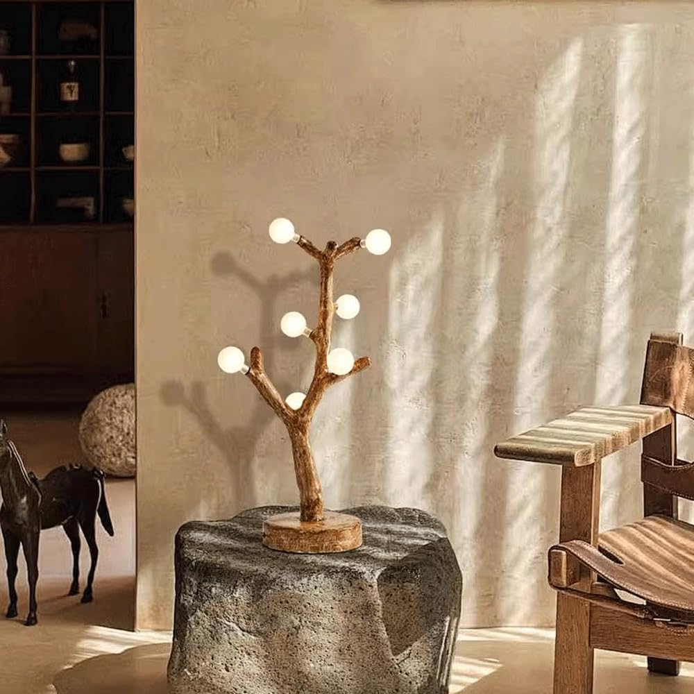 Audara-Personalized Study Office Desk Light Creative Wabi-Silent Wind Resin Desk Lamp Showroom Model House Backdrop Table Lamp Villa Mall Library Hotel Front Desk Farmhouse B&B Lighting Fixture