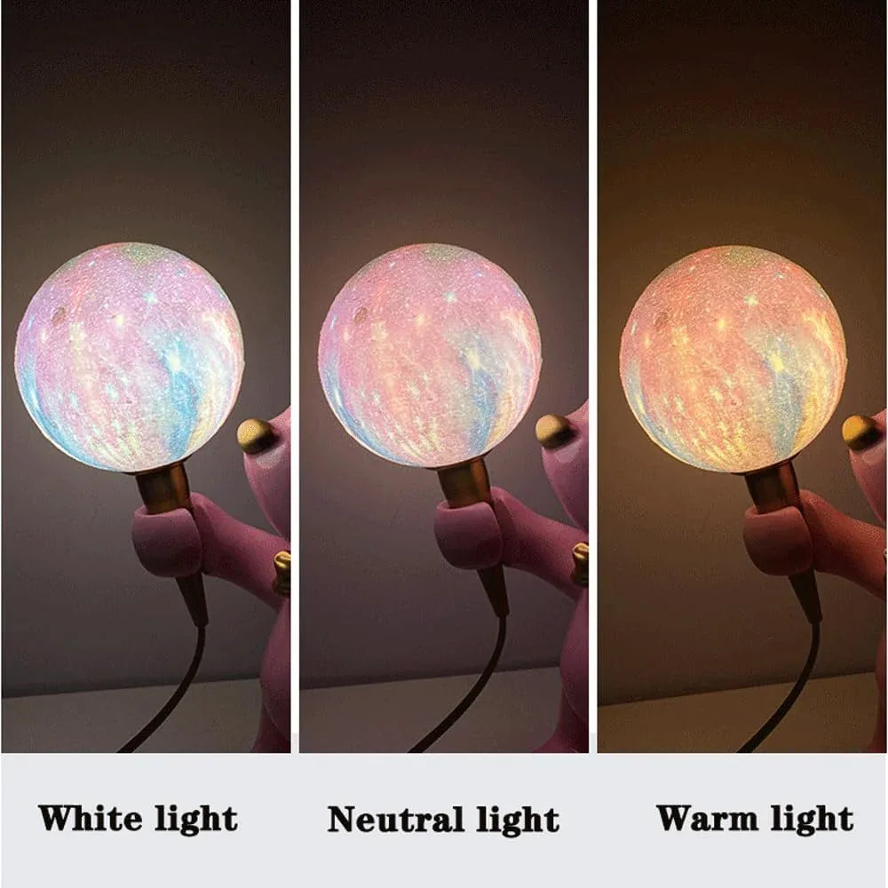 Audara-Cute Bear Resin Desk Light French Warm Boy Girl Room Bedroom Desk Lamp Living Room Dormitory Apartment Table Lamp School Amusement Park Mall Decoration Lighting Fixture