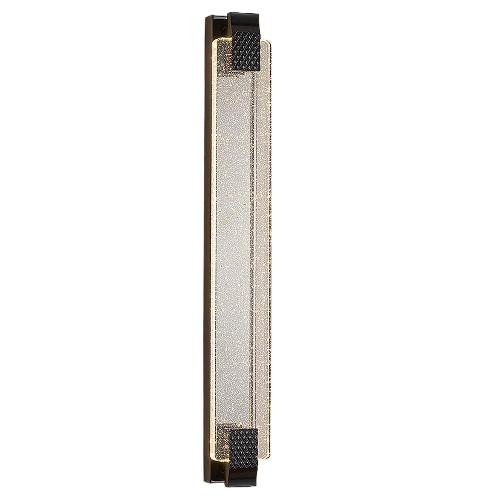 Audara-Long Crystal Wall Light Luxury LED Hardwired Wall Sconce Entrance Hallway Corridor Wall Lamp Living Room Feature Wall Wall Light Fixtures Dark