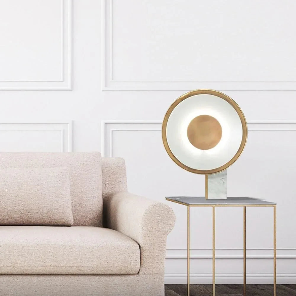 Audara-American Simple Acrylic Marble Desk Light Scandinavian Creative Sample Room Bedroom Bedside Desk Lamp Villa Farmhouse B&B Hotel Front Desk Lighting Fixture Cafe Restaurant Table Lamp