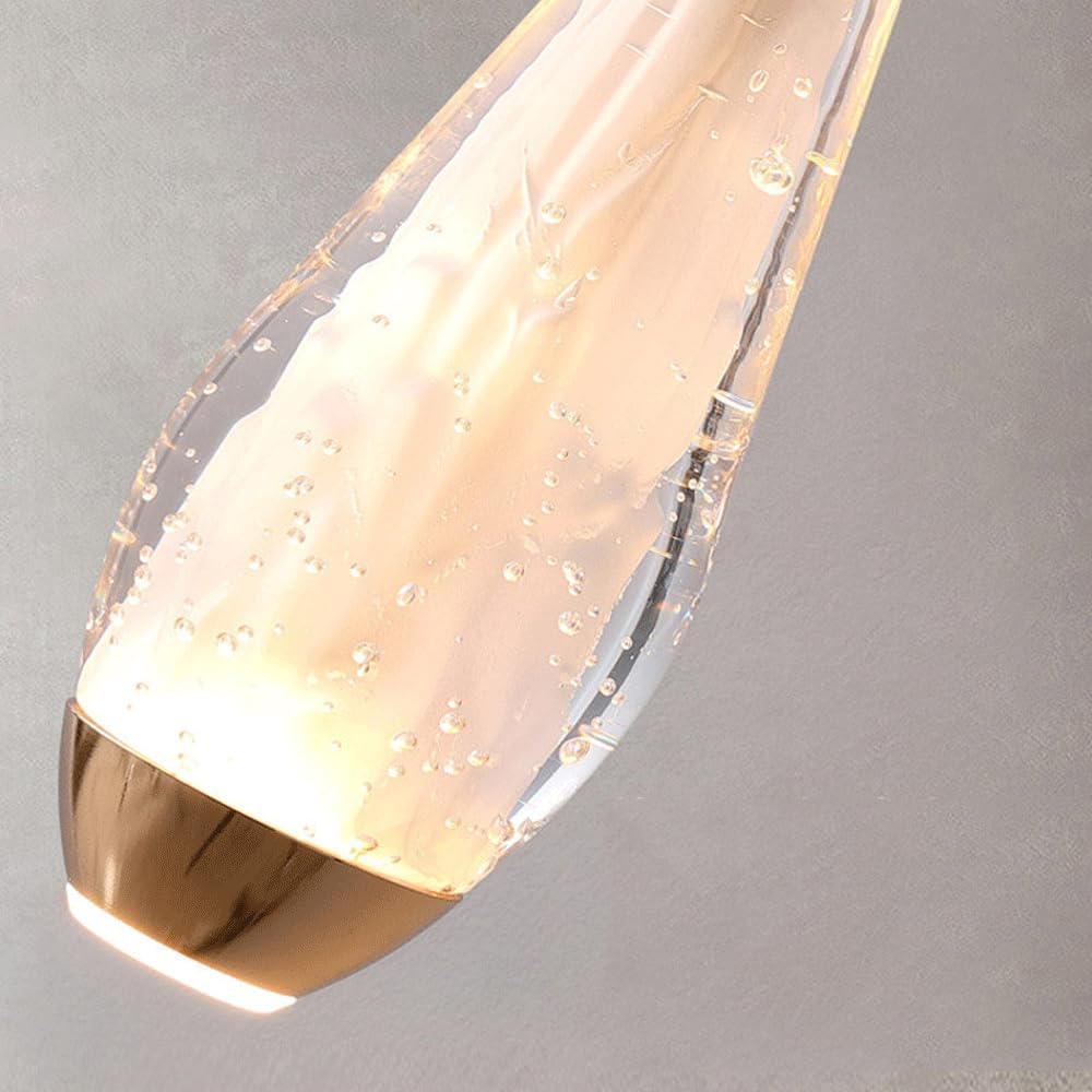 Audara-Minimalist Bohemian-Style 3-in Crystal Pendant Light, Suitable for Various Scenarios Such As Bedrooms, Hotels, Studies, Bedside Rooms, Kitchen Islands, and Entryways.