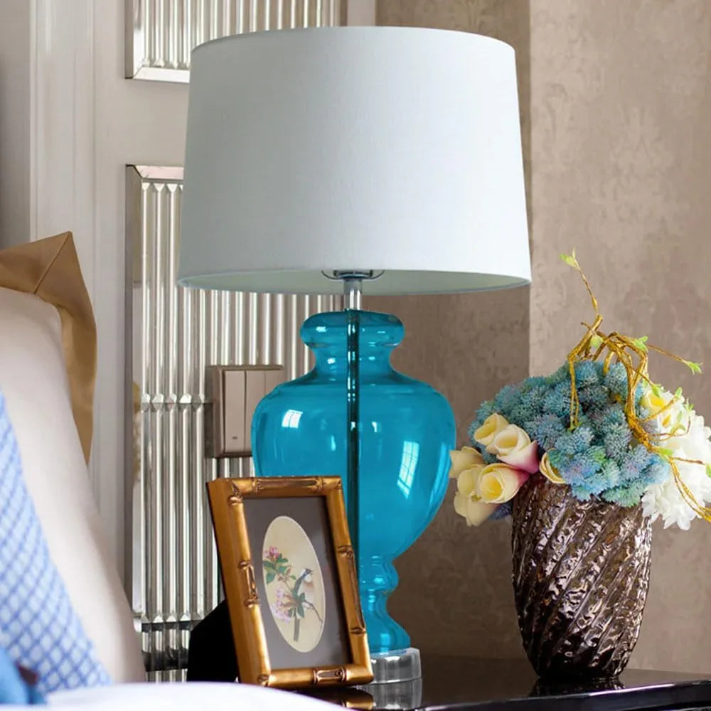 Audara-Modern Creative Living Room Bedroom Bedside Desk Light Warmth Romantic Fabric Desk Lamp Farmhouse B&B Restaurant Club Table Lamp Farmhouse Countryside Cafe Lighting Fixture