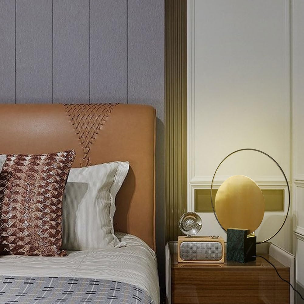 Audara-Postmodern Creative Model House Bedroom Bedside Desk Light High-end Light Luxury Marble Desk Lamp Study Room Hotel Living Room Table Lamp Club Villa B&B Decoration Lighting Fixture