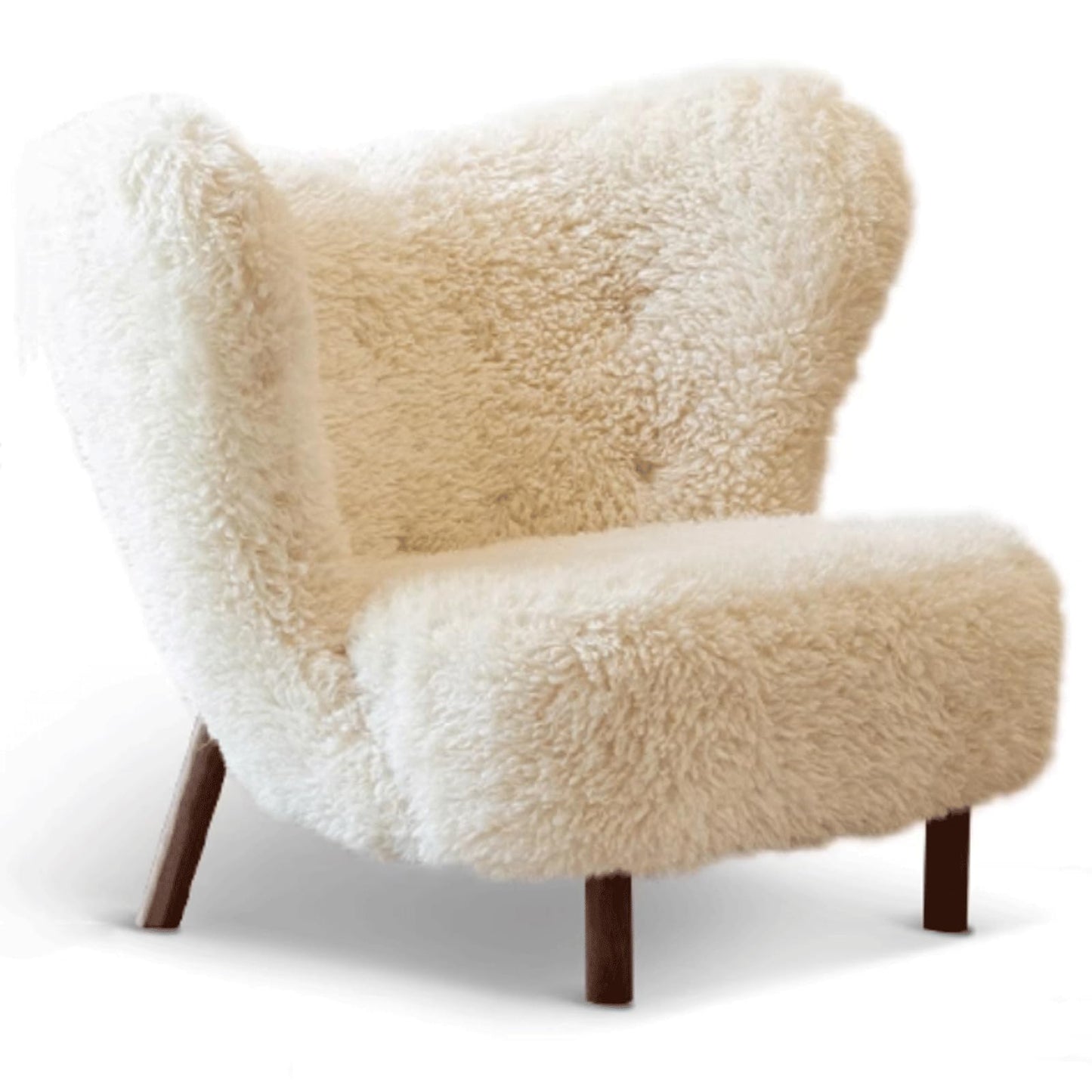 Audara-Floral Fabric Leisure Single Sofa Chair 34 Inch Small-Sized Compact Living Room Chairs with Wrap Around Wingback Chair Furniture Suitable for Bedrooms, Offices, and Hotels