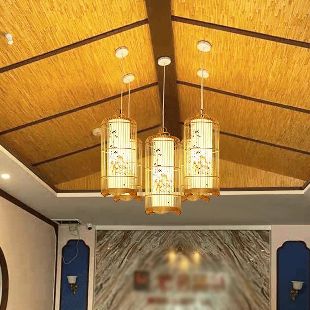 Audara-10-inch Boho Light Fixtures Ceiling Woven Pendant Light Crafted from Rattan and Faux Leather Fabric Suitable for Bedrooms, Hotels, Studies, and Various Spaces Pendant Chandelier
