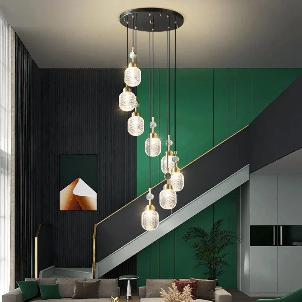 Audara-4-in Crystal Pendant Light, Bohemian/European Minimalist Style, Suitable for Bedrooms, Hotel Entryways, Kitchen Island, and Other Multi-Scene Ceiling Lighting Fixtures