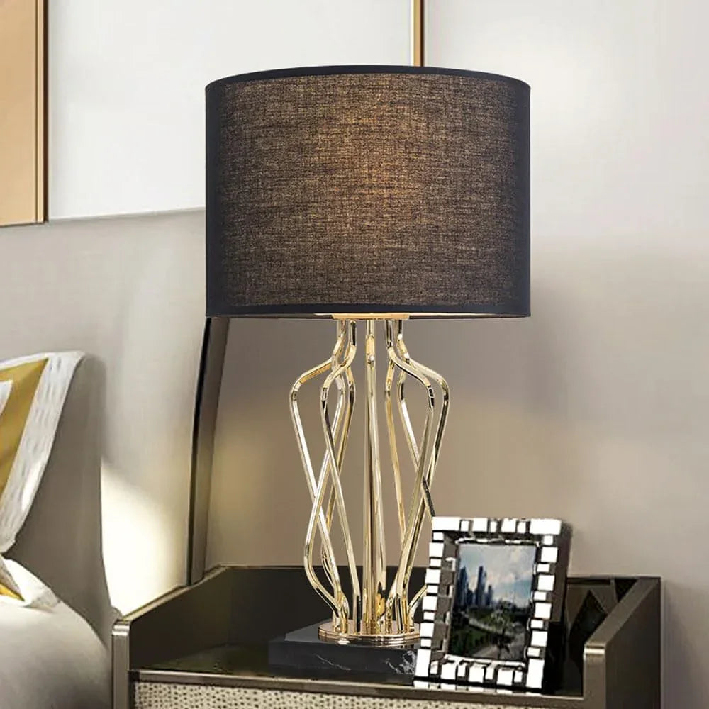 Audara-Scandinavian Creative Study Office Desk Light Light Luxury High-end High-end Marble Metal Desk Lamp Living Room Bedroom Dining Room Table Lamp Club Villa Farmhouse Rustic Lighting Fixture