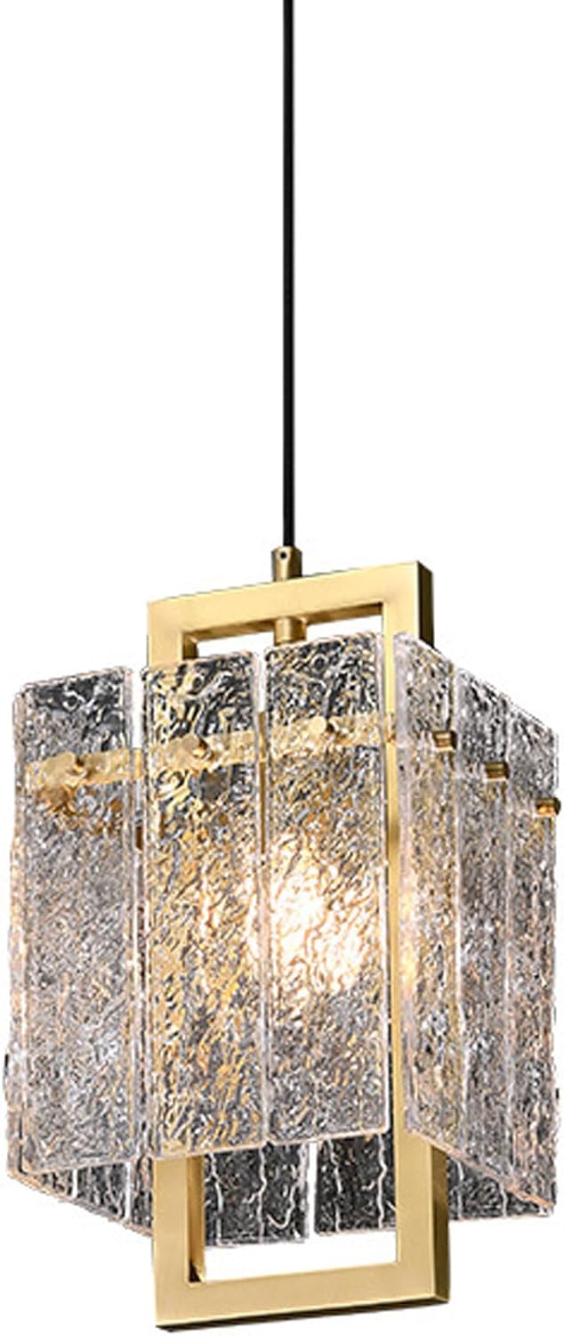 Audara-Crystal Pendant Light, 6-inch, Bohemian Style, Creative Decorative Lamp Suitable for Bedrooms, Hotels, Studies, Living Rooms, Kitchens, Islands, and Entryways
