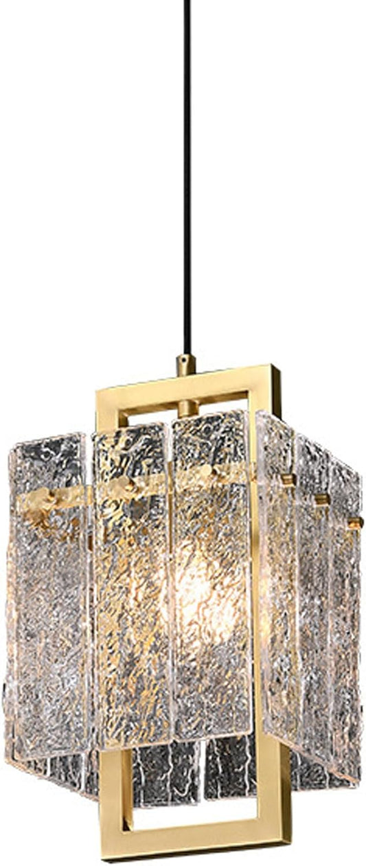 Audara-Crystal Pendant Light, 6-inch, Bohemian Style, Creative Decorative Lamp Suitable for Bedrooms, Hotels, Studies, Living Rooms, Kitchens, Islands, and Entryways