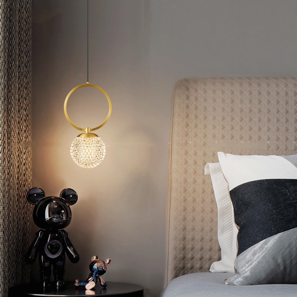Audara-6-inch Pendant Light Fixtures, Decorative Lighting Fixtures, Suitable For Various Settings Including Bedrooms, Hotel Rooms, Entryways, Kitchen Islands, Etc. (Bohemian And European Minimalist St