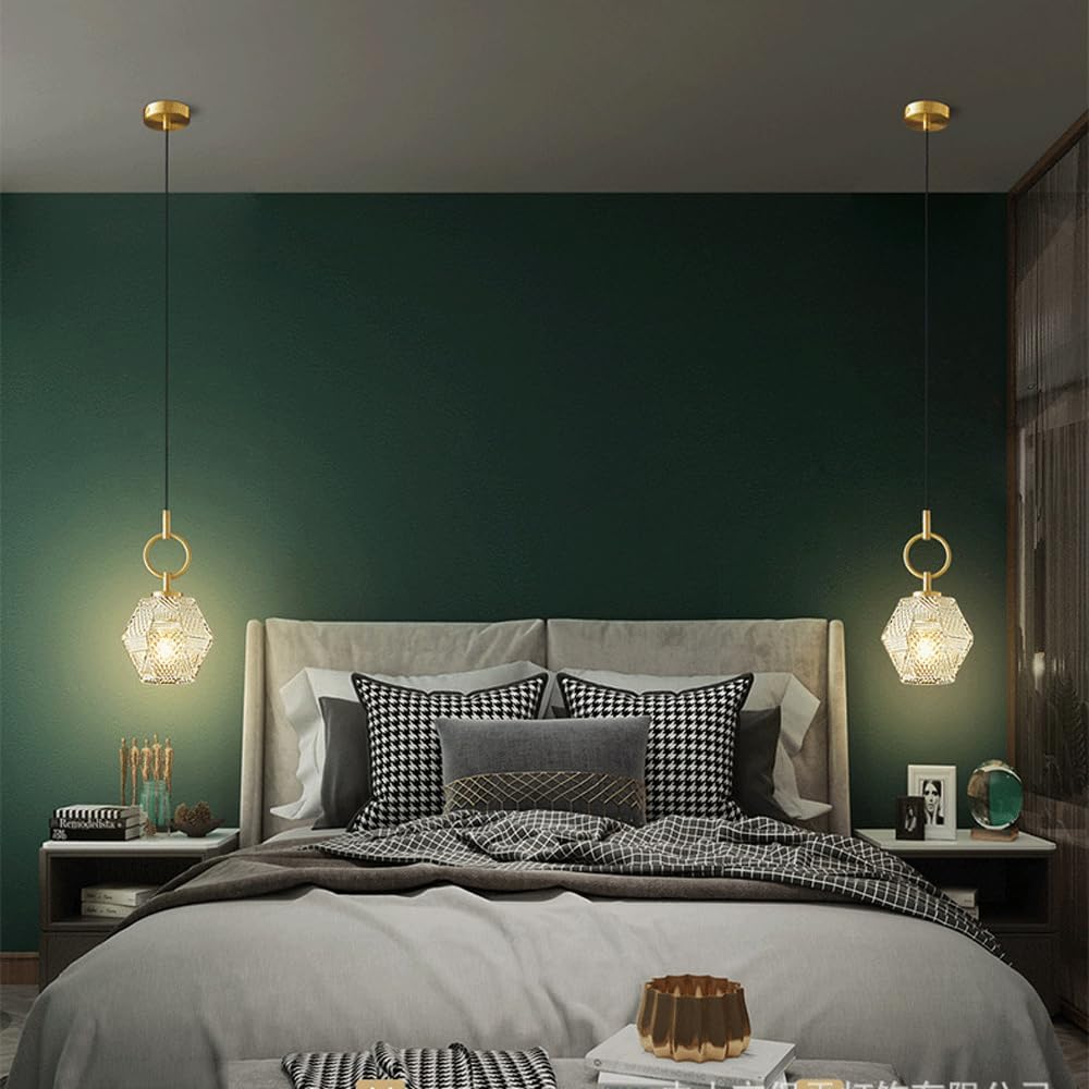 Audara-Small Pendant Light Fixtures, Decorative Lighting Fixtures, Bohemian Style, European Minimalist Style, Suitable for Bedrooms, Hotel Entryways, Kitchen Islands, and Other Scenarios.