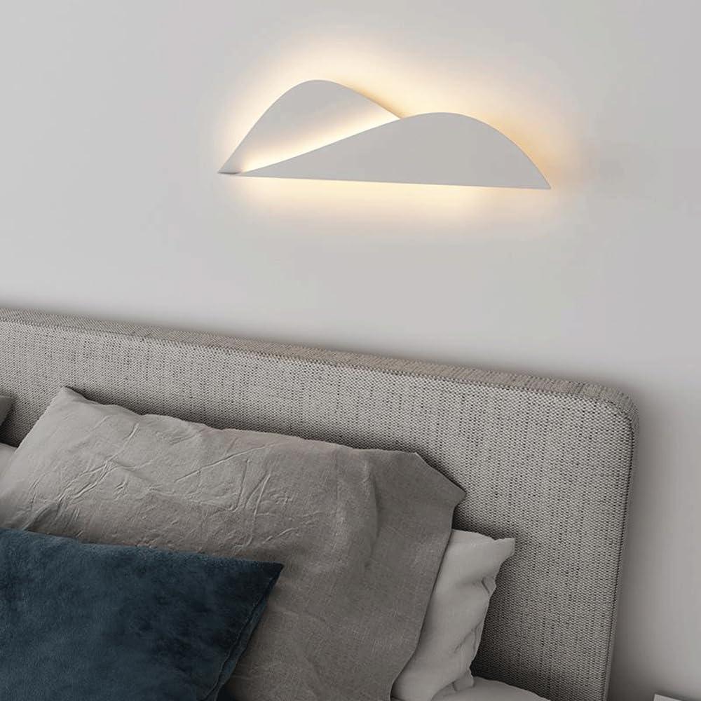Audara-Cream Wind Bedside Wall Lamp Modern Minimalist LED Wall Lights Scandinavian Creative Clouds Sconces Living Room Background Wall Corridor Mounted Lighting Fixture