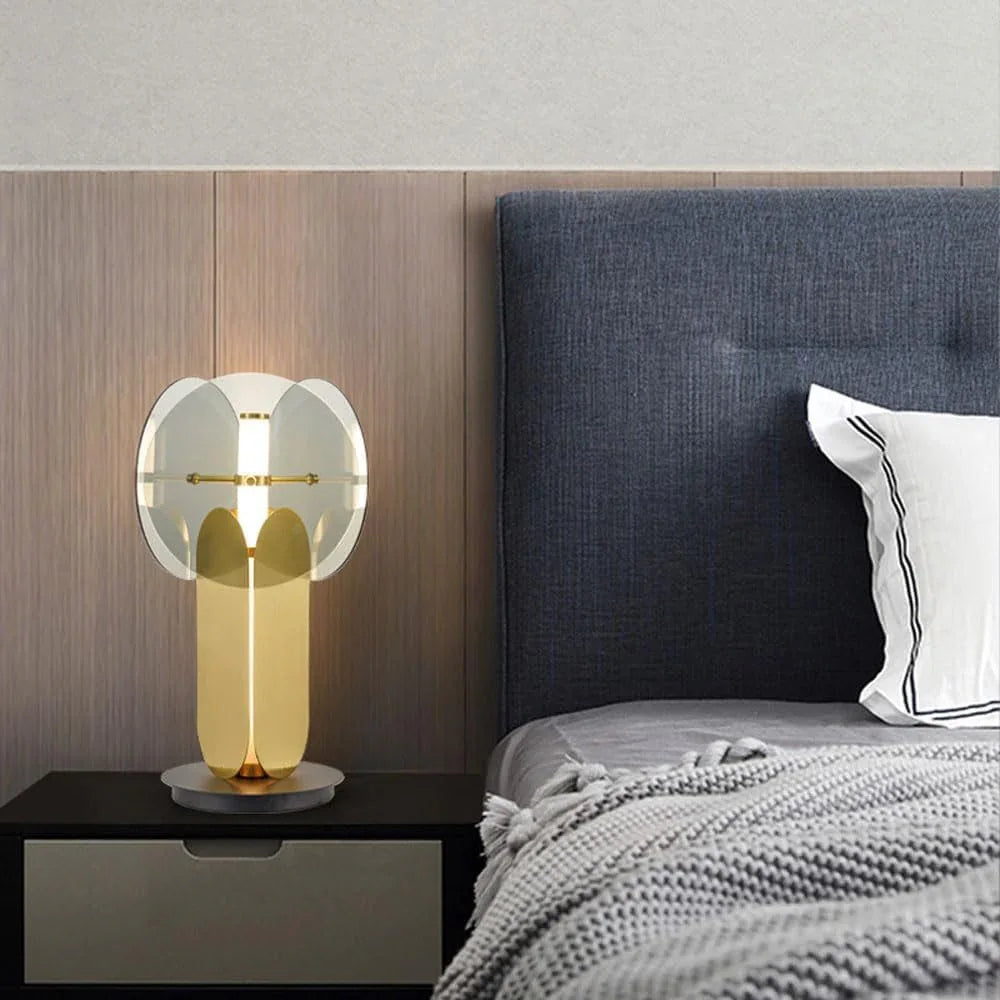 Audara-Simple Fashion Living Room Sofa Beside Study Desk Light Office Bedroom Bedside Desk Lamp Villa Restaurant B&B Country Table Lamp Light Luxury Creative Stone Metal Lighting Fixture