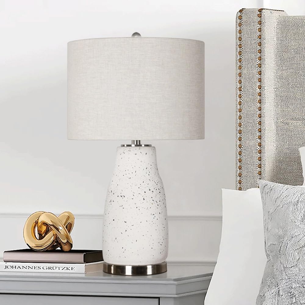 Audara-Scandinavian Simple Bedroom Bedside Desk Light Minimalist Luxury Terrazzo Desk Lamp Restaurant Coffee Shop Hotel Room Lighting Fixture Mall Front Desk Villa Club Decoration Table Lamp
