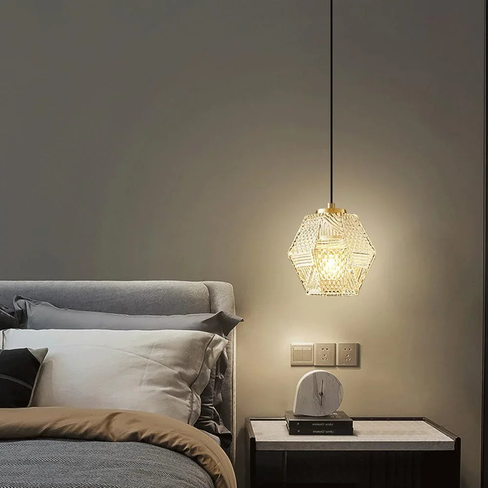 Audara-Small Pendant Light Fixtures, Decorative Lighting Fixtures, Bohemian Style, European Minimalist Style, Suitable for Bedrooms, Hotel Entryways, Kitchen Islands, and Other Scenarios.