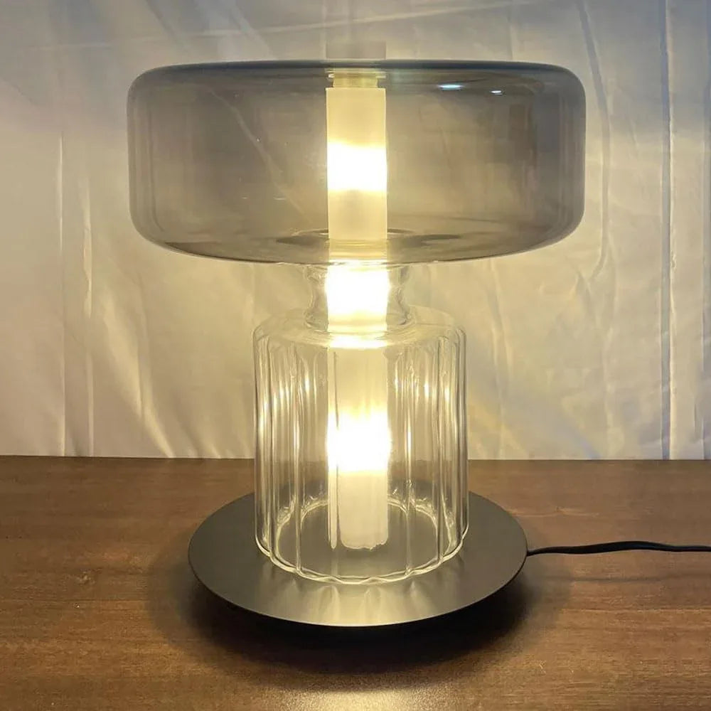 Audara-Nordic Modern Living Room Next to Sofa Desk Light Simple Luxury Metal Glass Desk Lamp Farmhouse Cafe Hotel Lighting Fixture Bedroom Bedside Study Reading Writing Table Lamp