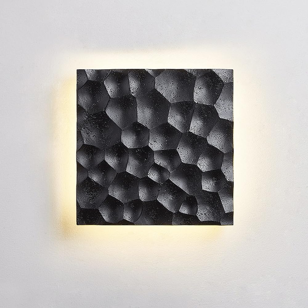 Audara-Italian Minimalist Wall Lamp Postmodern Black Hole Stone Creative Wall Lights Designer Living Room Back Wall Sconces Jane Bedroom Bedside Decorative Mounted Lighting Fixture