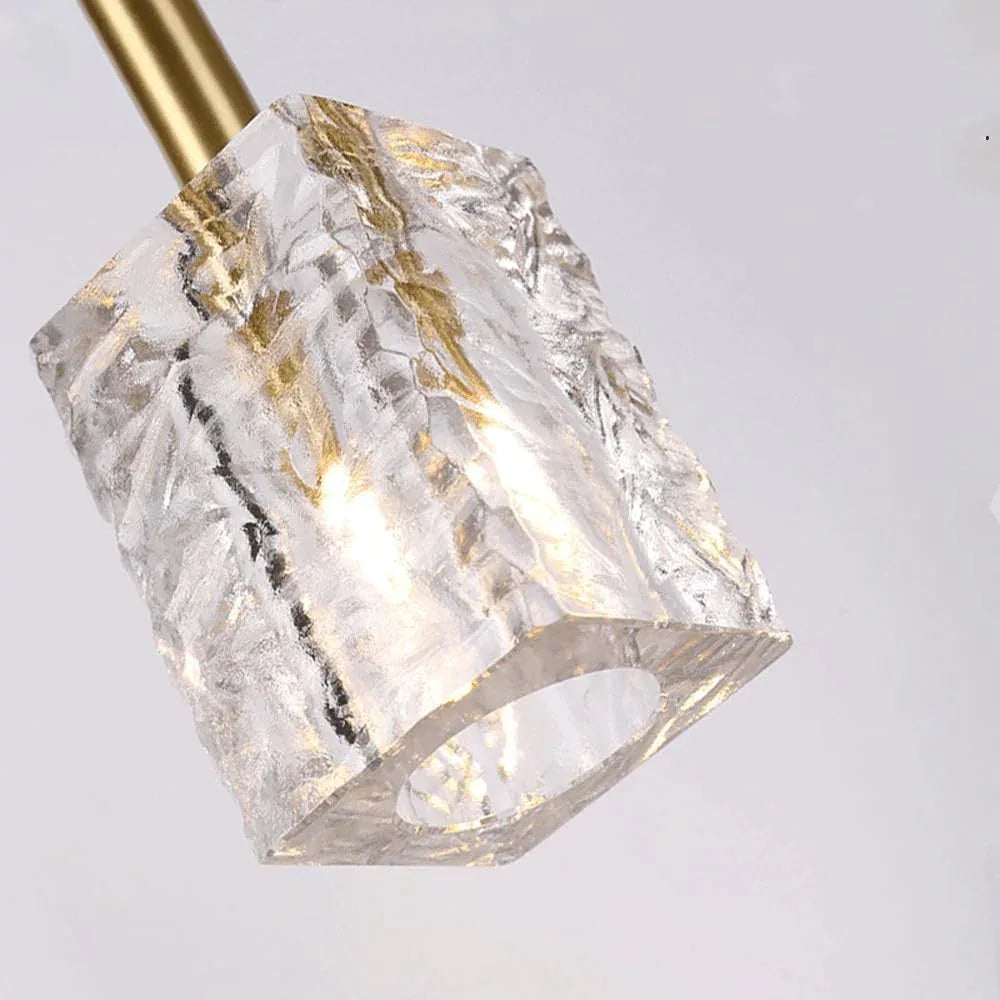 Audara-Crystal Pendant Light, 3.5in, European Modern Minimalist Style, Suitable for Installation in Various Spaces Such As Bedrooms, Hotels, Restaurant Entryways, Cafes, and Kitchen Islands.