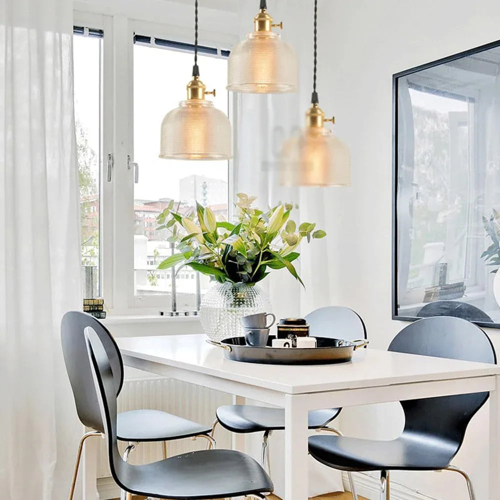Audara-Creative Glass Pendant Lights, Small-Sized Hanging Decorative Lights, Modern Minimalist and Bohemian Style, Suitable for Bedrooms, Hotels, Kitchens, Islands, Entryways, Etc.