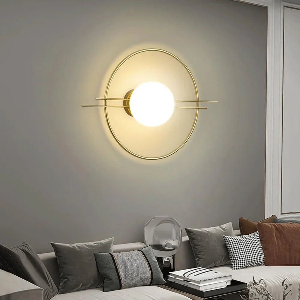 Audara-Scandinavian Background Wall Wall Lamp Creative Living Room Decorative Wall Lights Modern Simple Fashion Sconces Aisle Corridor Entrance Mounted Lighting Fixture