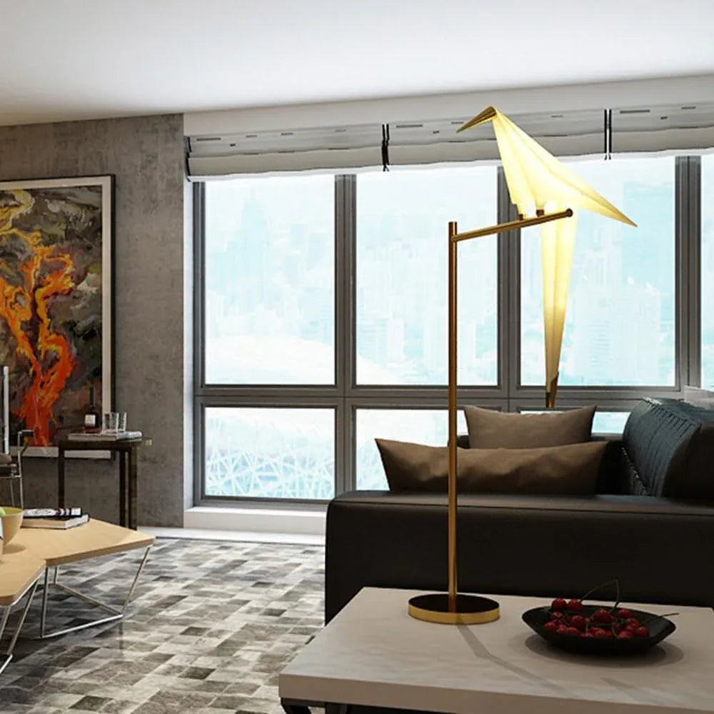 Audara-Postmodern Creative Study Office Desk Light Simple Art Bird-Shaped Metal Desk Lamp Bedroom Living Room Dormitory Table Lamp Apartment Cafe Western Restaurant Decoration Lighting Fixture