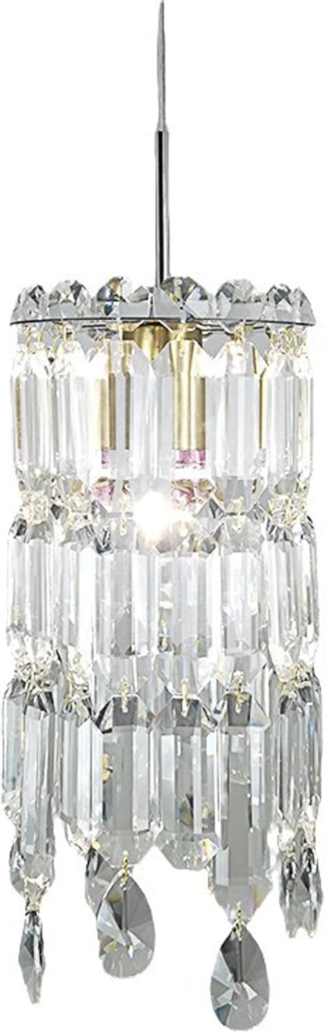 Audara-Minimalist Bohemian Style 6-inch Crystal Pendant Light, Suitable for Various Scenarios Such As Bedrooms, Hotels, Studies, Bedside Rooms, Kitchen Islands, and Entryways.