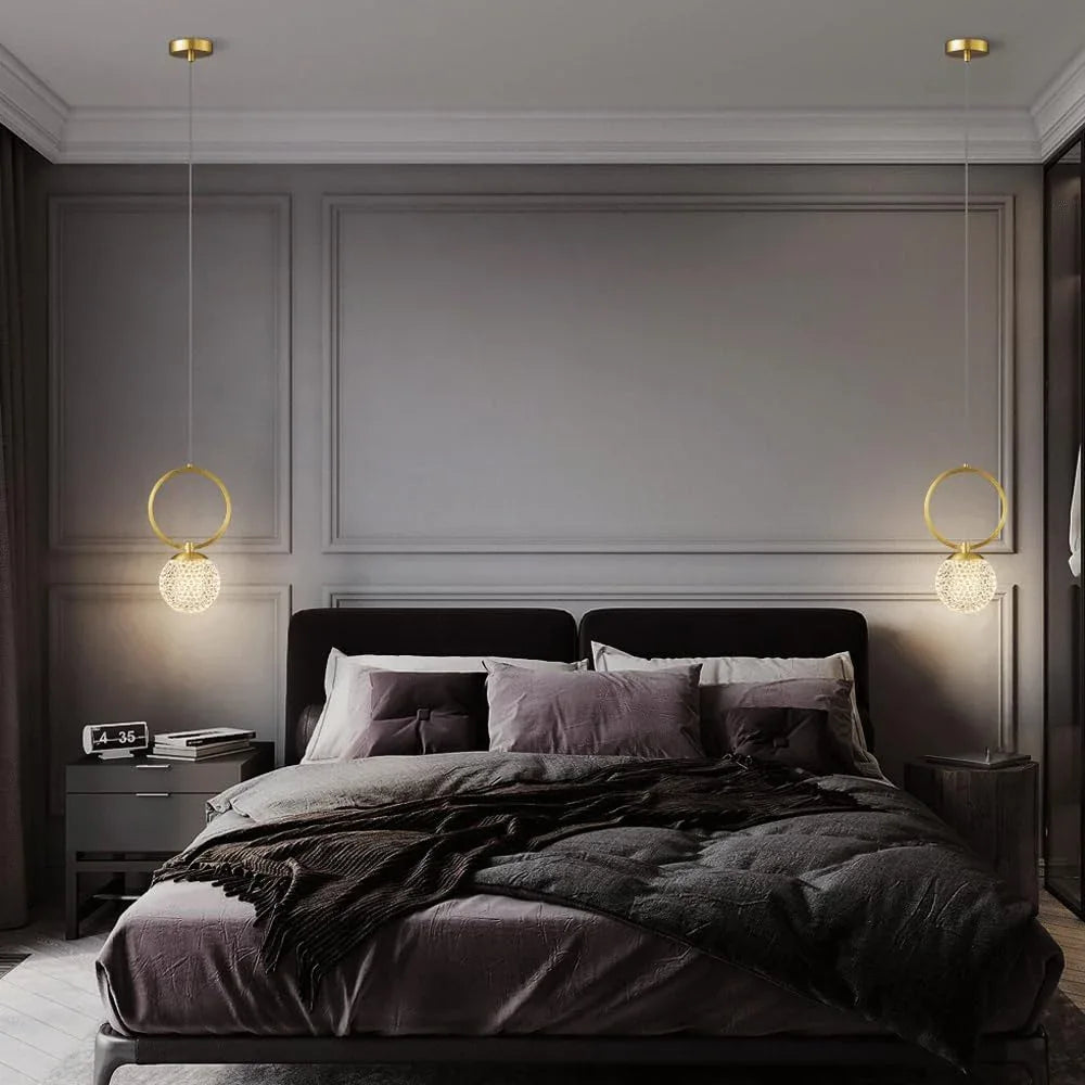 Audara-6-inch Pendant Light Fixtures, Decorative Lighting Fixtures, Suitable For Various Settings Including Bedrooms, Hotel Rooms, Entryways, Kitchen Islands, Etc. (Bohemian And European Minimalist St