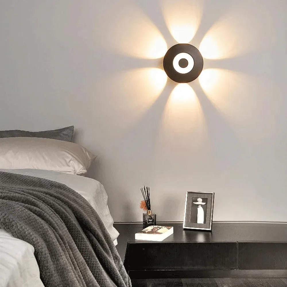 Audara-Simple Modern Creative Wall Lamp Bedroom Bedside LED Wall Lights Living Room Backdrop Decoration Sconces New Aisle Corridor Art Mounted Lighting Fixture
