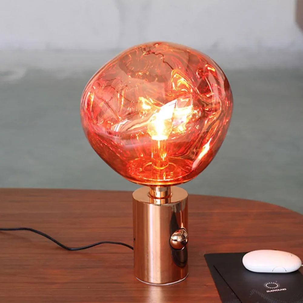Audara-Creative Warm Living Room Bedroom Desk Light French Romantic Sphere Acrylic Desk Lamp Restaurant Coffee Shop Bar Table Lamp Office Apartment Dormitory Mall Decoration Lighting Fixture