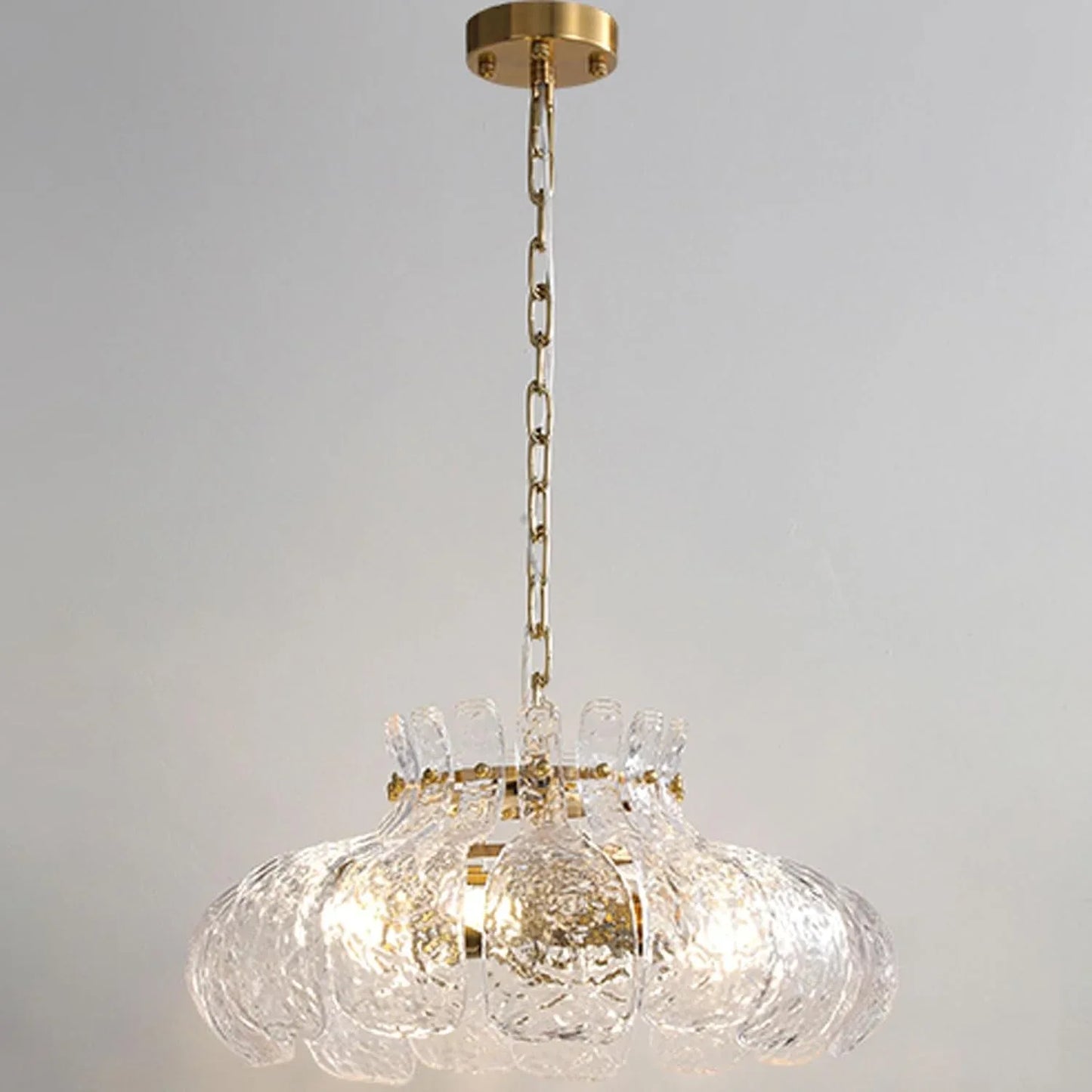 Audara-20-inch Crystal Chandeliers Can Be Installed in Various Spaces Such As Bedrooms, Hotels, and Kitchen Islands. Glass Chandelier for Living Room in Minimalist European Style.