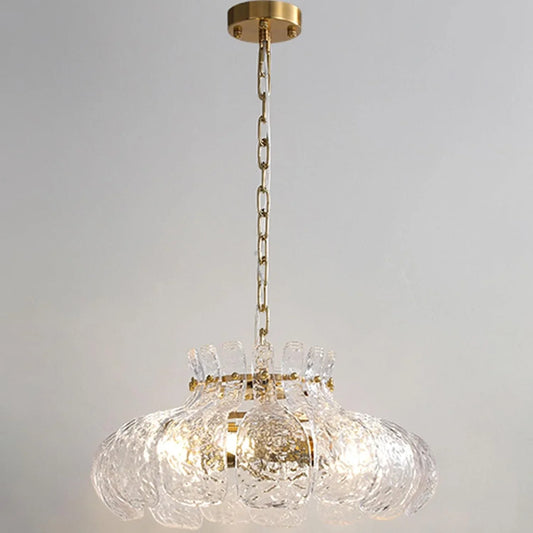 Audara-20-inch Crystal Chandeliers Can Be Installed in Various Spaces Such As Bedrooms, Hotels, and Kitchen Islands. Glass Chandelier for Living Room in Minimalist European Style.