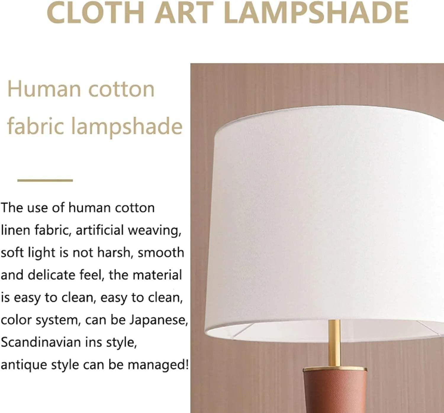 Audara-Scandinavian Modern Bookshelf Side Bedroom Bedside Floor Lamp Remote Control Dimming Timing Handmade Fabric Standing Lamp H61.4’ Office Living Room Torchiere Library Decorative Lighting Fixture