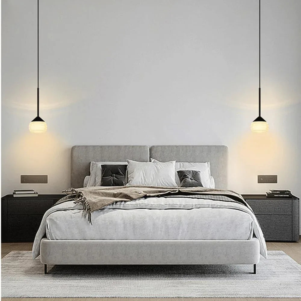 Audara-Crystal Pendant Light, 3.5in, European Modern Minimalist Style, Suitable for Installation in Various Spaces Such As Bedrooms, Hotels, Restaurant Entryways, Cafes, and Kitchen Islands.