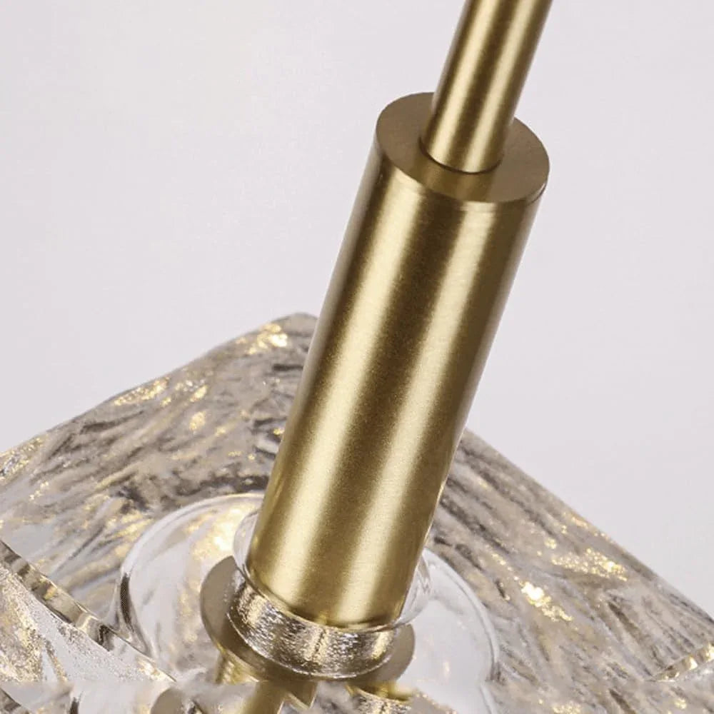 Audara-Crystal Pendant Light, 3.5in, European Modern Minimalist Style, Suitable for Installation in Various Spaces Such As Bedrooms, Hotels, Restaurant Entryways, Cafes, and Kitchen Islands.