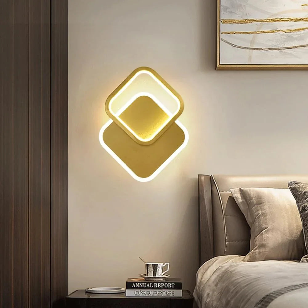 Audara-All Copper Modern Wall Lamp Living Room Bedroom Background Wall Lights Light Luxury Stairway Aisle Sconces Creative Bedside Corridor Decoration Mounted Lighting Fixture